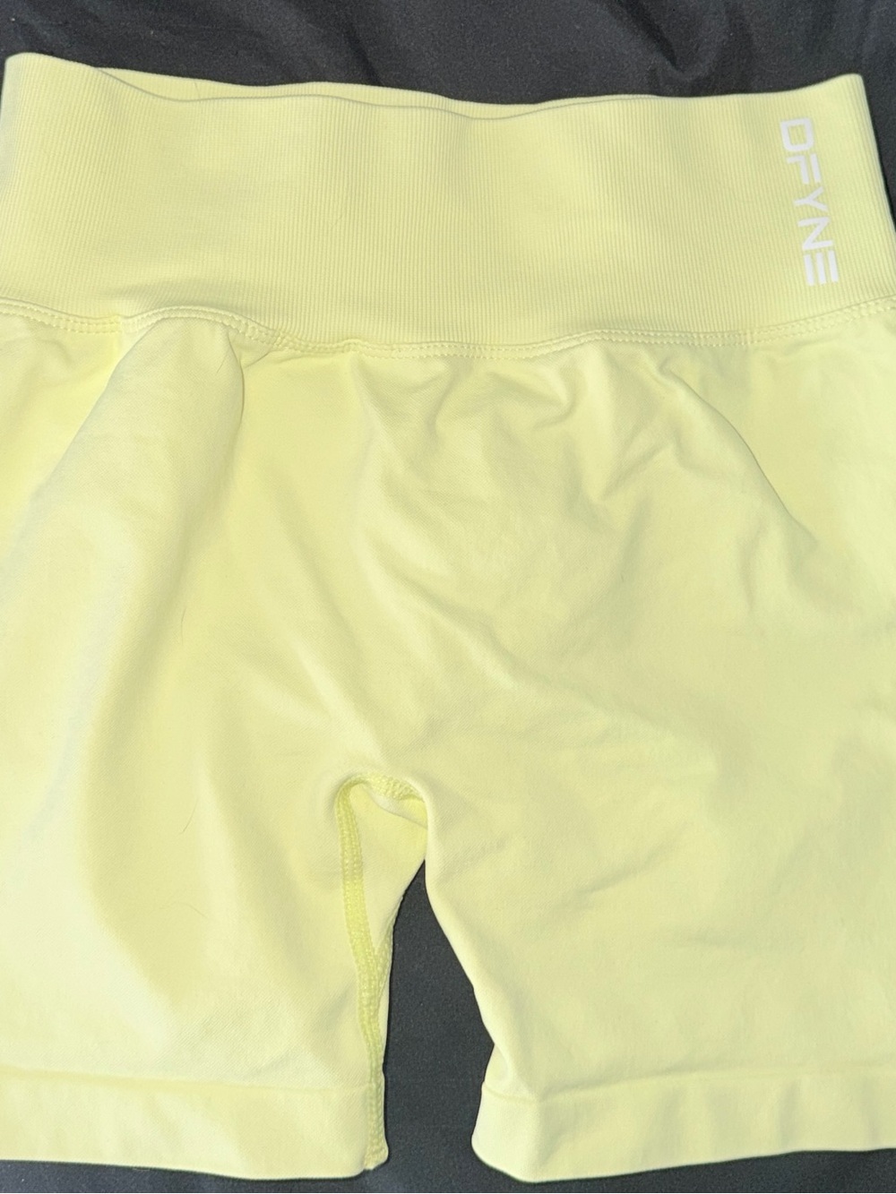 DFYNE Dynamic Shorts - Lemon Lime - Size S
